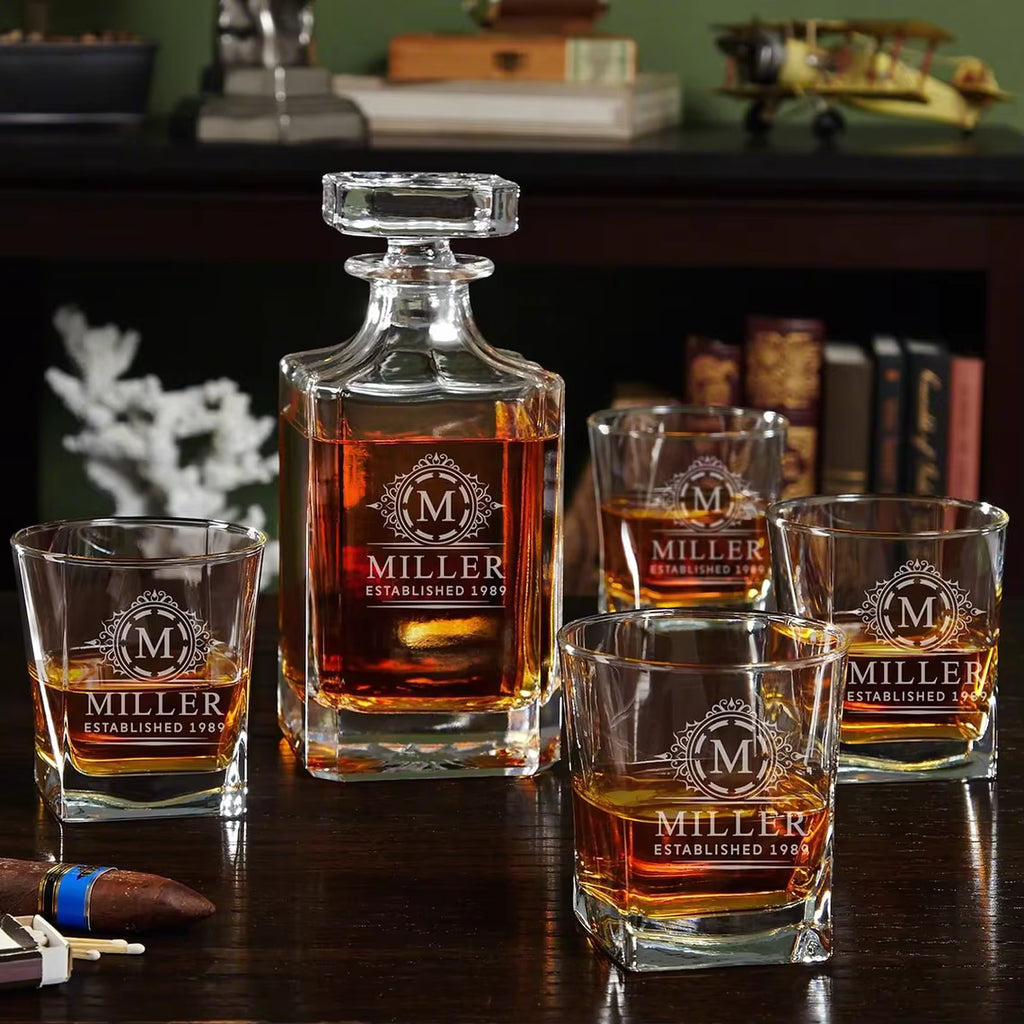 Custom Special Occasion  Engraved Bourbon Bottle - Personalized