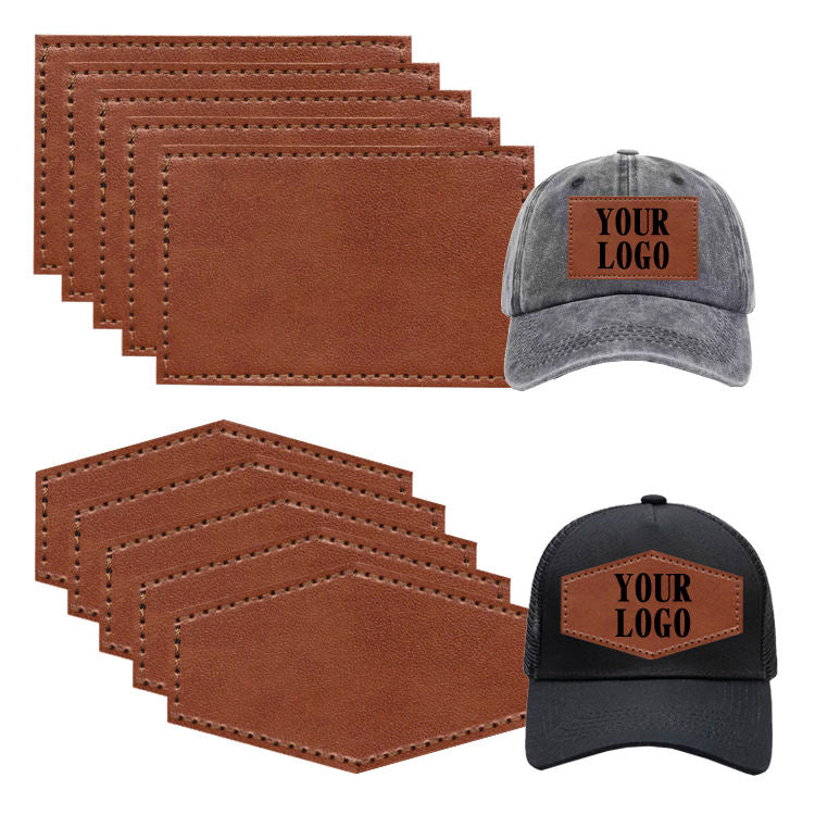 Custom Laser-Engraved Leather Hat/Jeans Patches – Iron-On