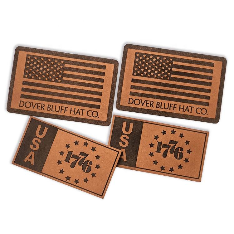 Custom Laser-Engraved Leather Hat/Jeans Patches – Iron-On
