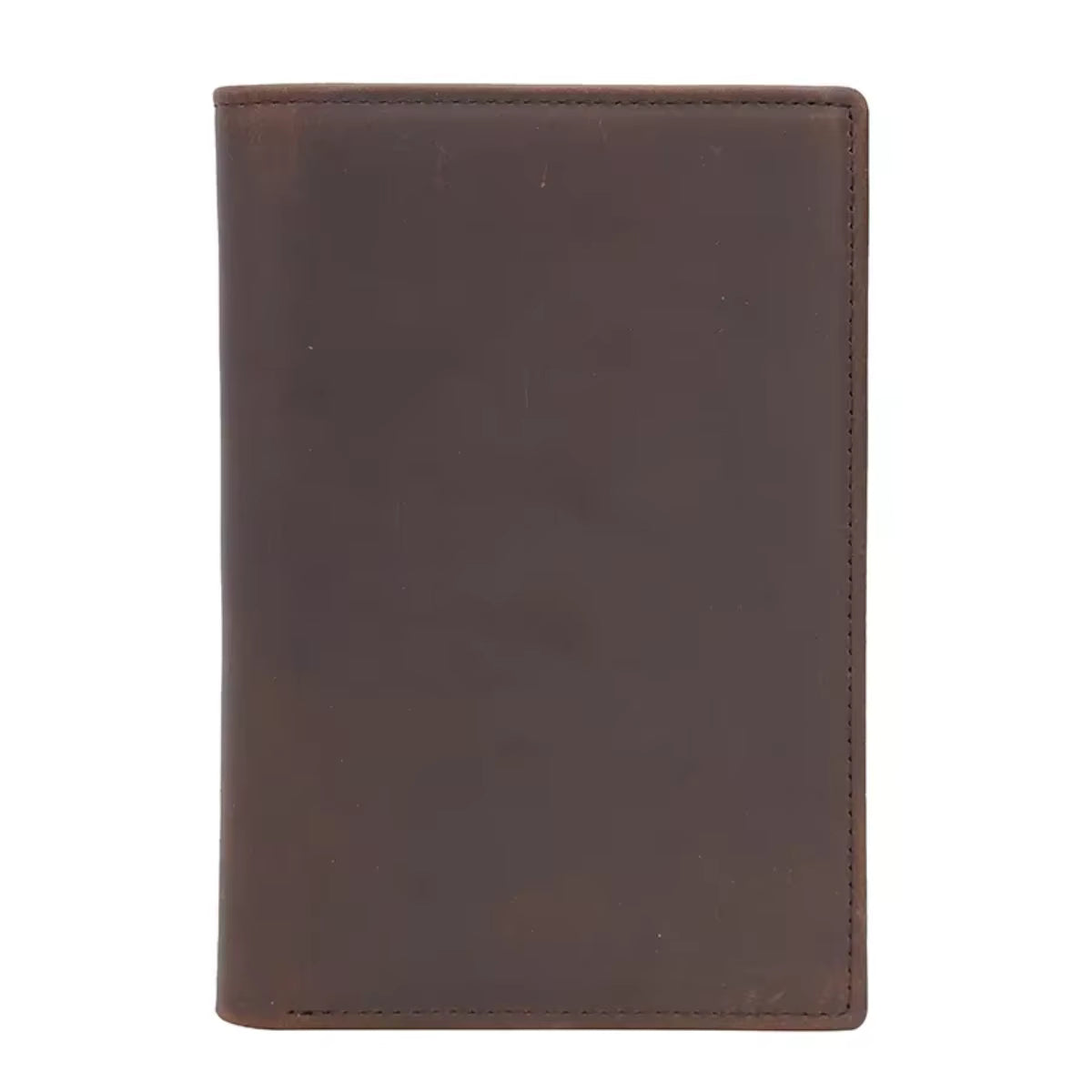 Custom Logo RFID Blocking Leather Passport Holder - Personalized Travel Wallet