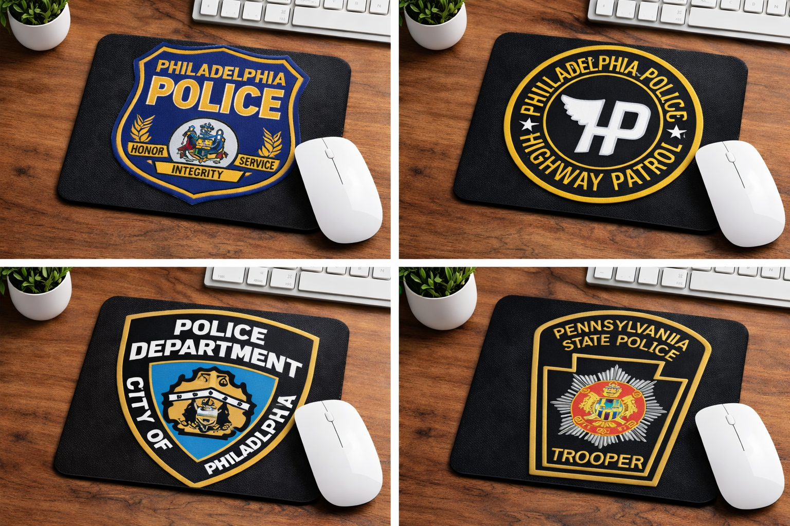 Custom Photo Mouse Pad - Law Enforcement Designs