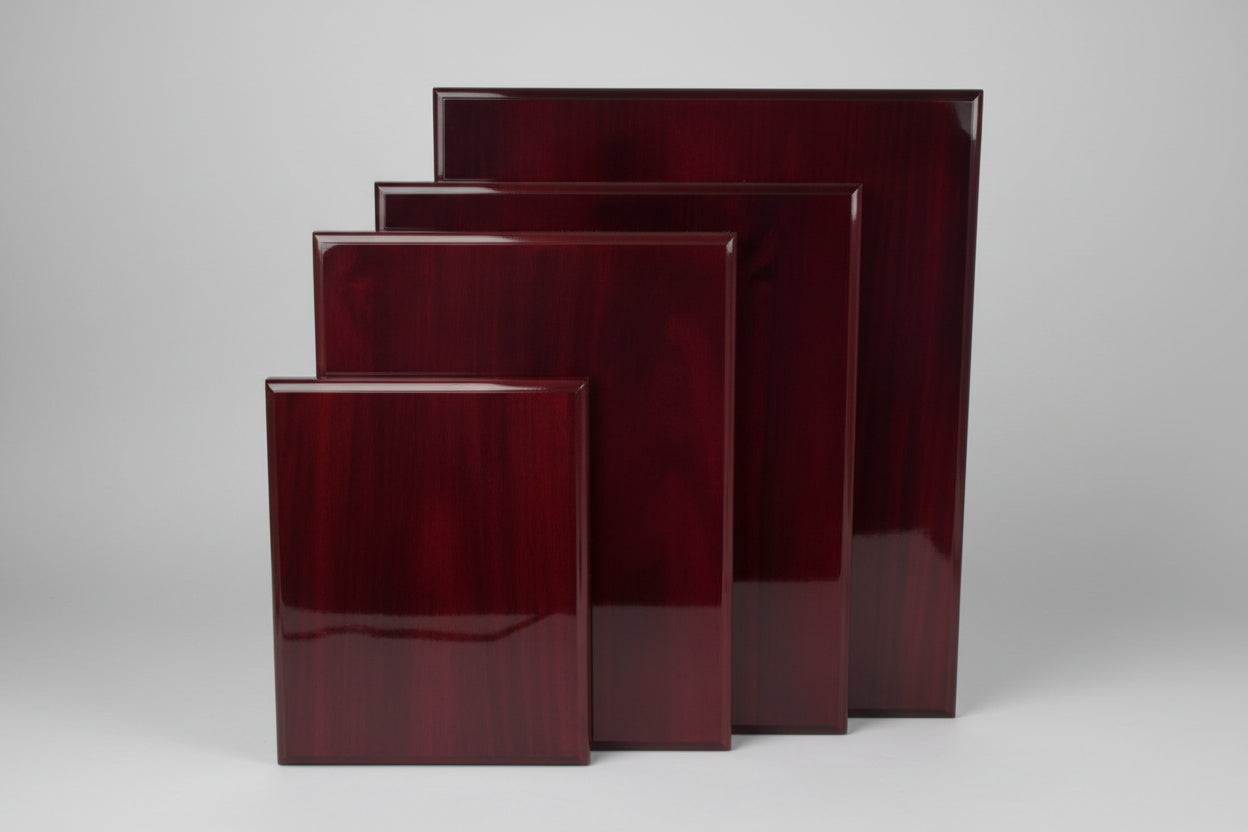 Custom Recognition Plaque with Engraved Clock - Church, Organization & Sports Awards