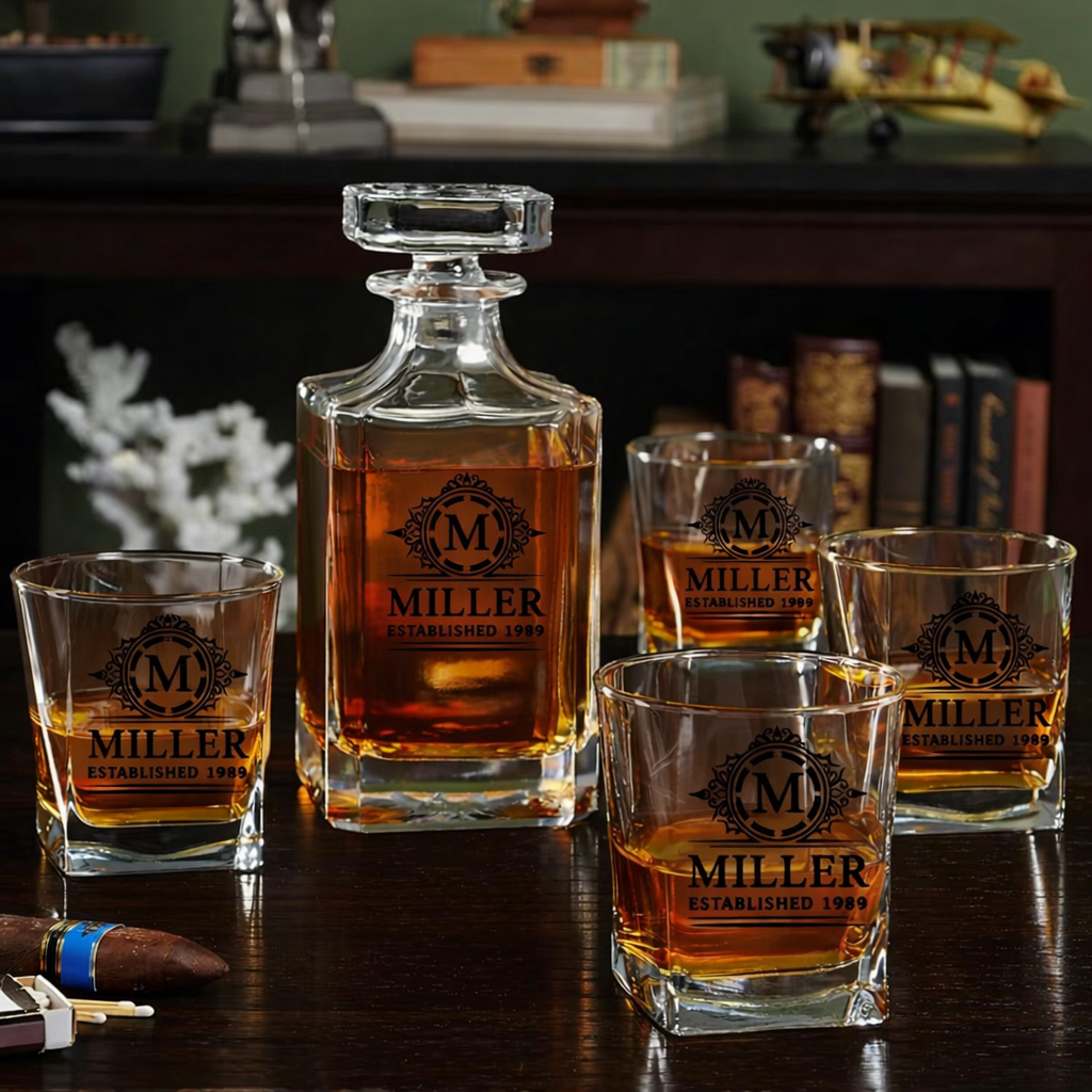 Custom Special Occasion  Engraved Bourbon Bottle - Personalized