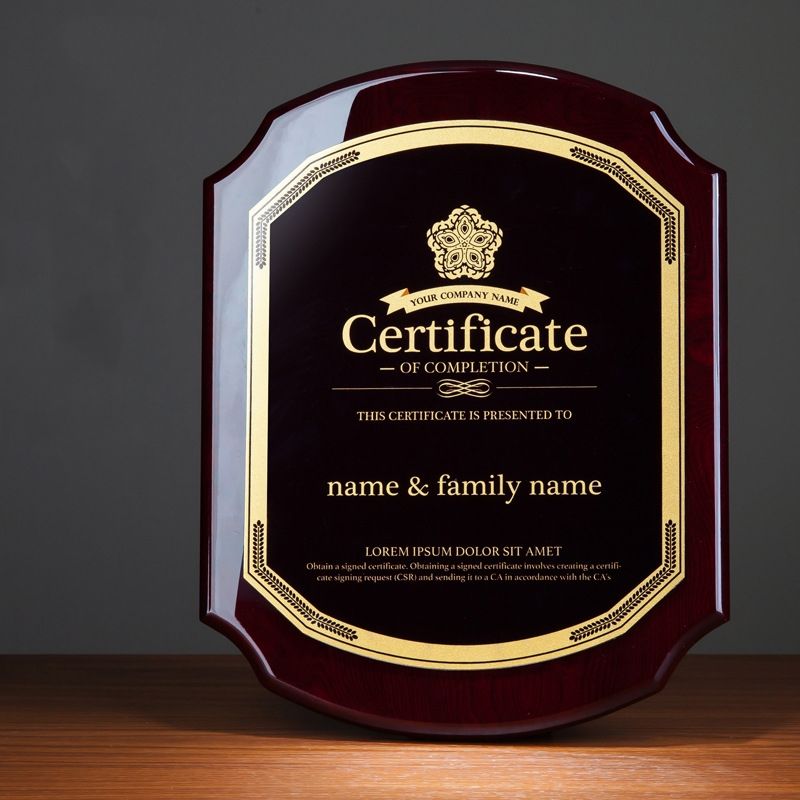 Shaped Corners Wooden Plaque – Blank Wood Wall Plaque for Custom Engraving