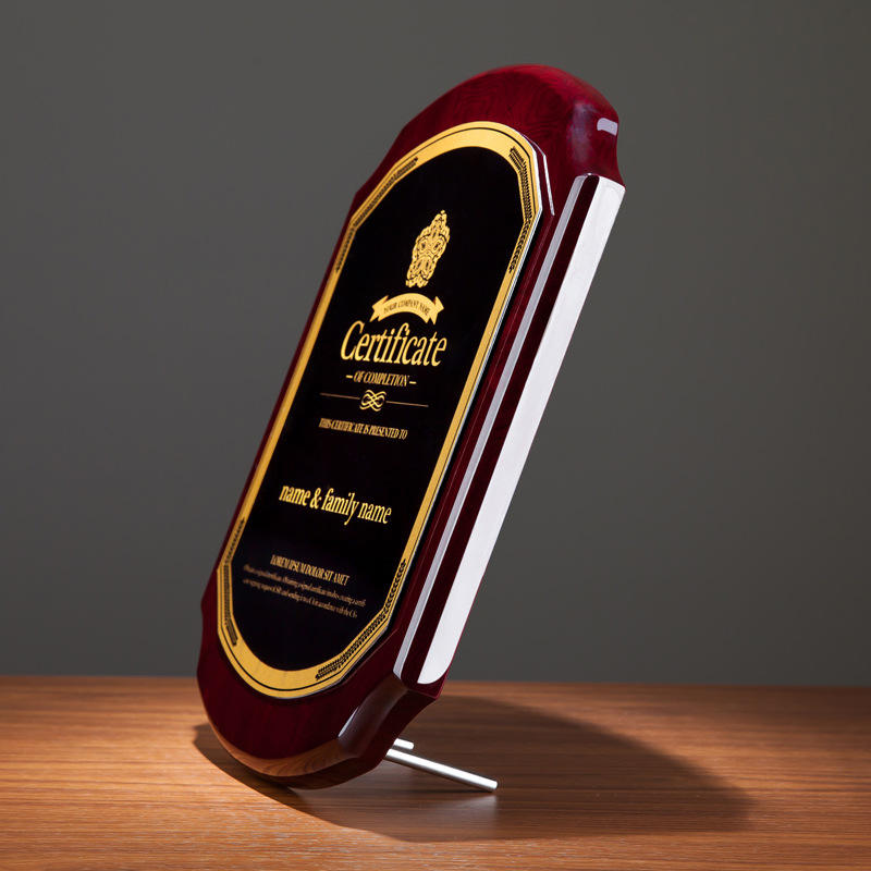 Shaped Corners Wooden Plaque – Blank Wood Wall Plaque for Custom Engraving