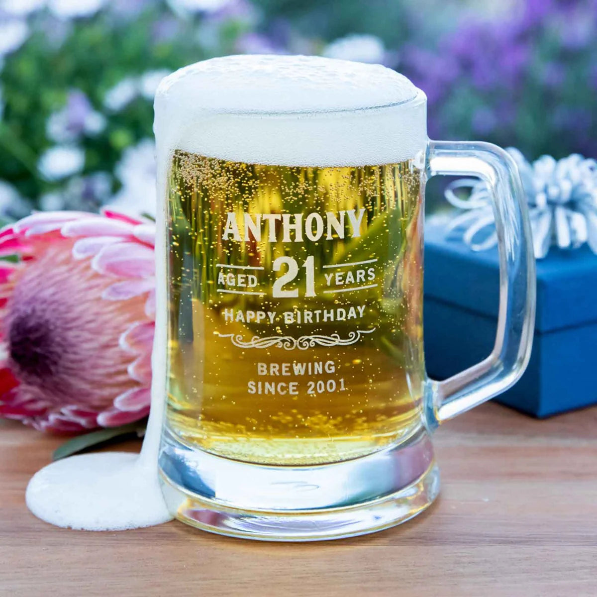 Custom Engraved Beer Mugs