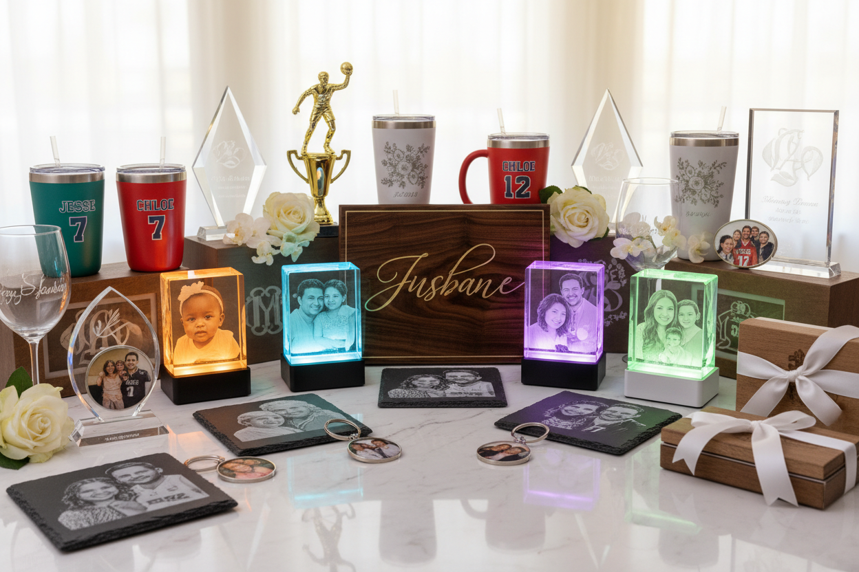 Premium Laser Engraving Hero - Crystal LED Photo Blocks V2